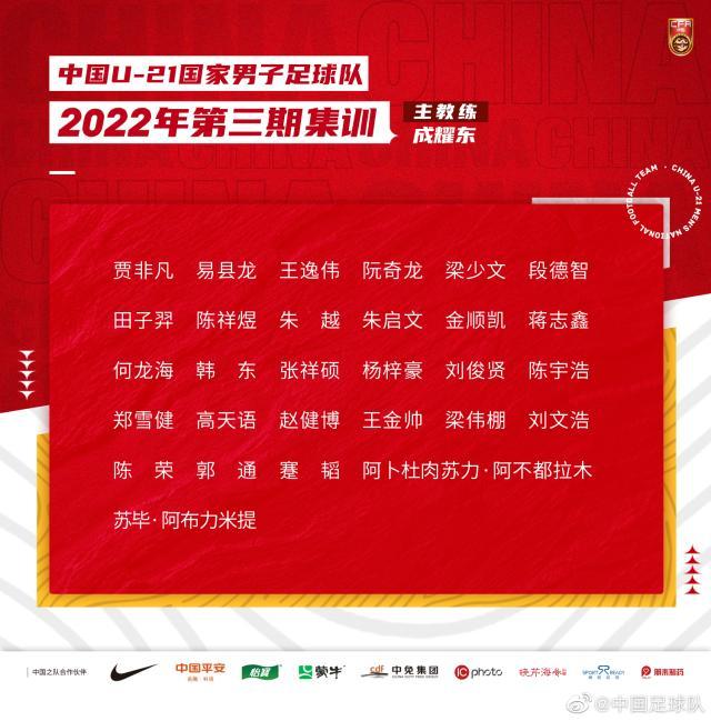 星空投注-U21国足出访克罗地亚名单：梁少文高天语在列